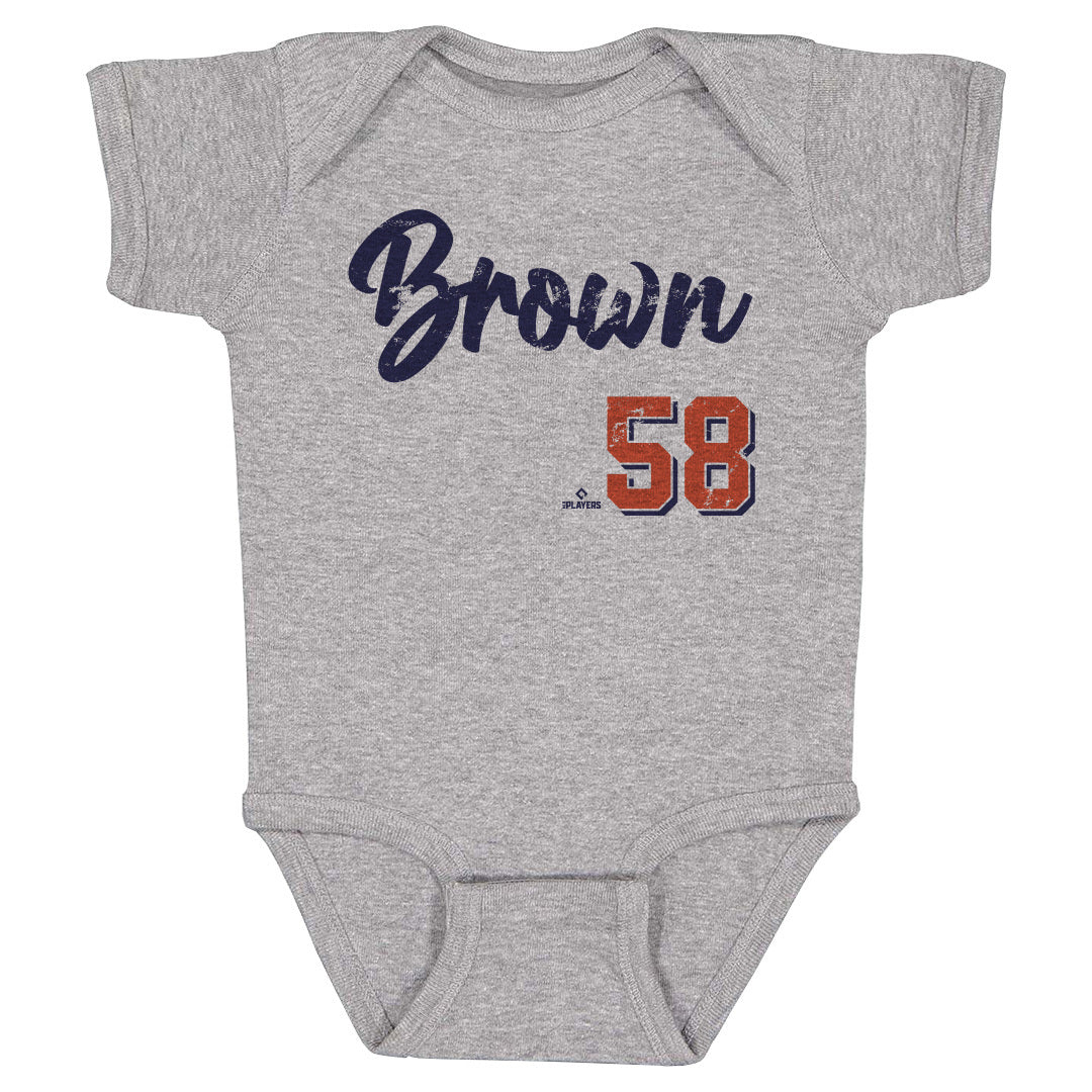 Hunter Brown Kids Baby Onesie | 500 LEVEL