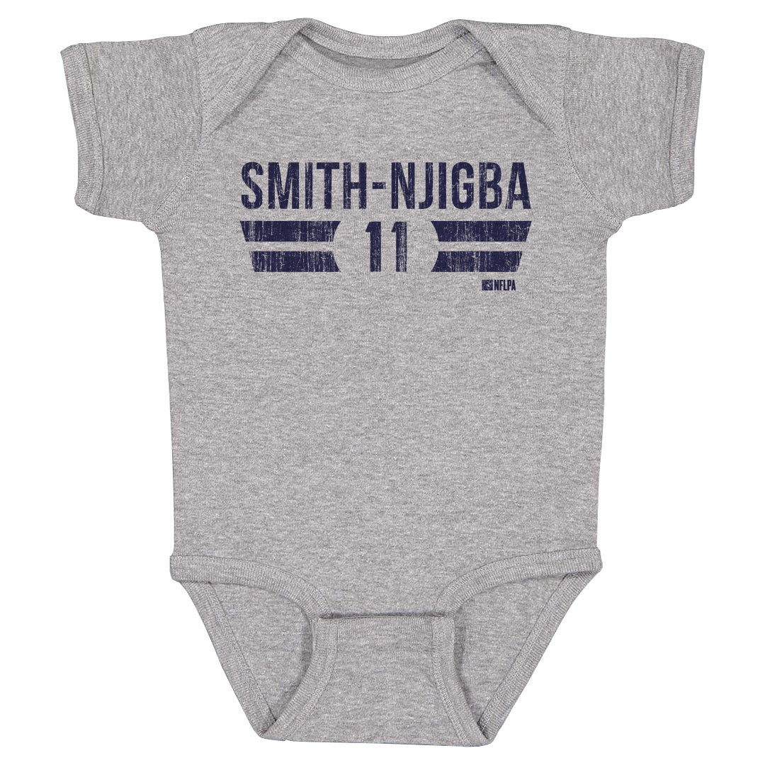 Jaxon Smith-Njigba Kids Baby Onesie | 500 LEVEL