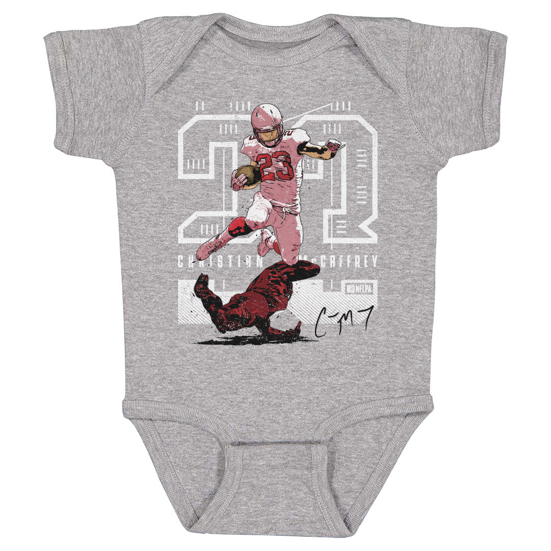 Christian McCaffrey Kids Baby Onesie | 500 LEVEL