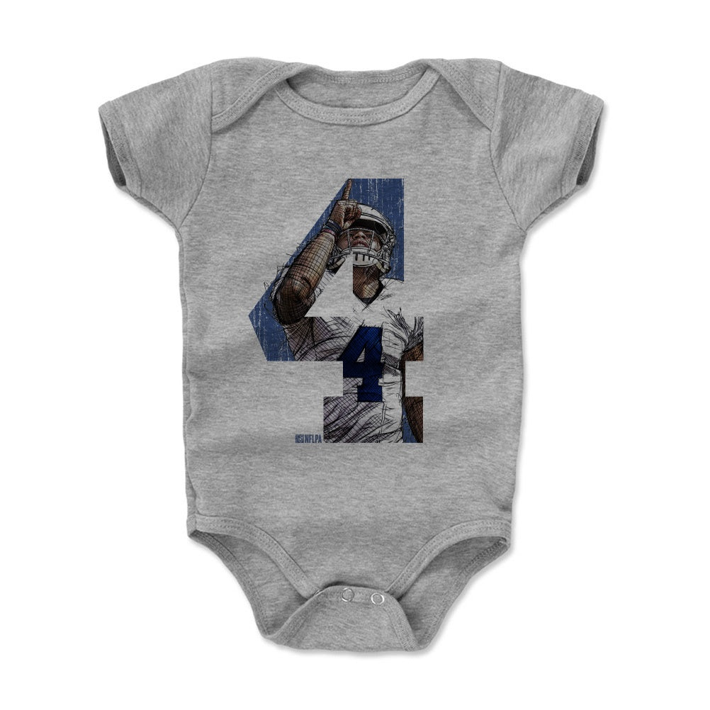 NFL Dallas Cowboys (Dak Prescott) Baby/Toddler Game Football Jersey.