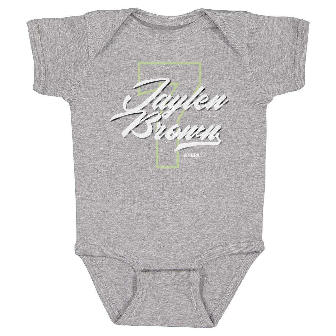 Jaylen Brown Kids Baby Onesie | 500 LEVEL