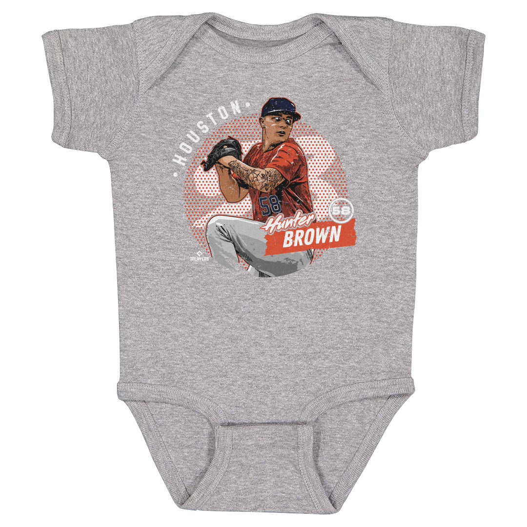 Hunter Brown Kids Baby Onesie | 500 LEVEL