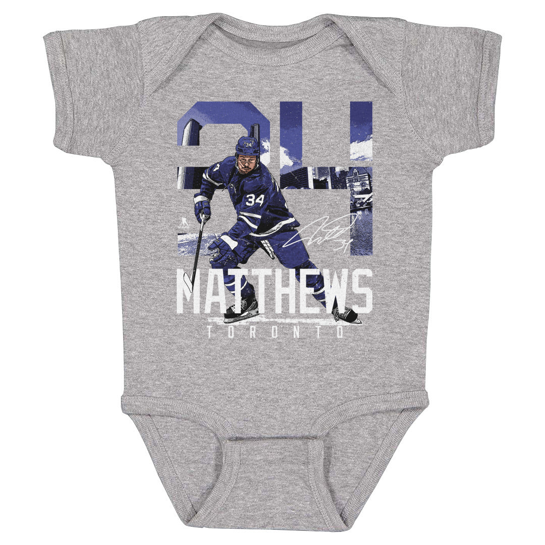 Auston Matthews Kids Baby Onesie | 500 LEVEL