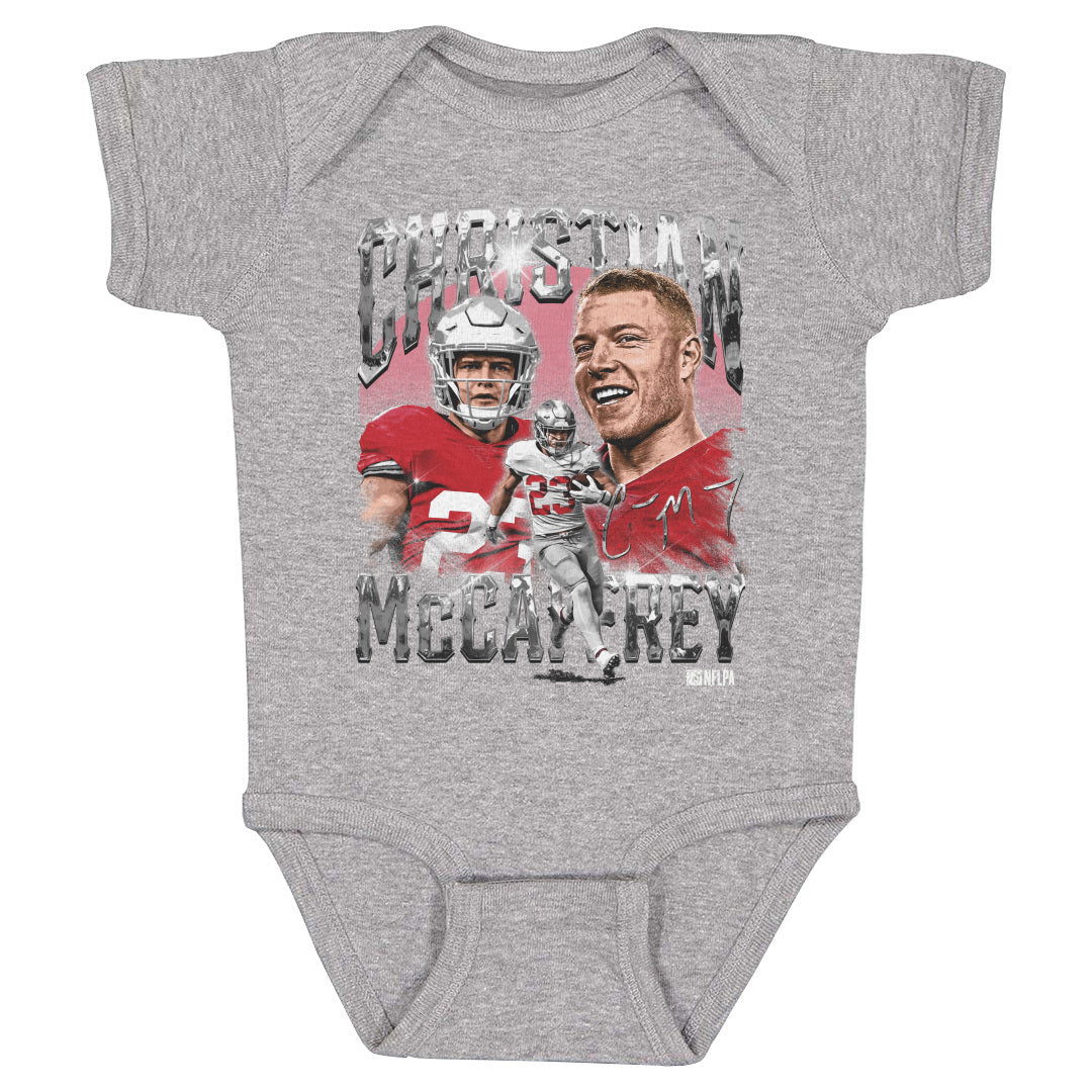 Christian McCaffrey Kids Baby Onesie | 500 LEVEL