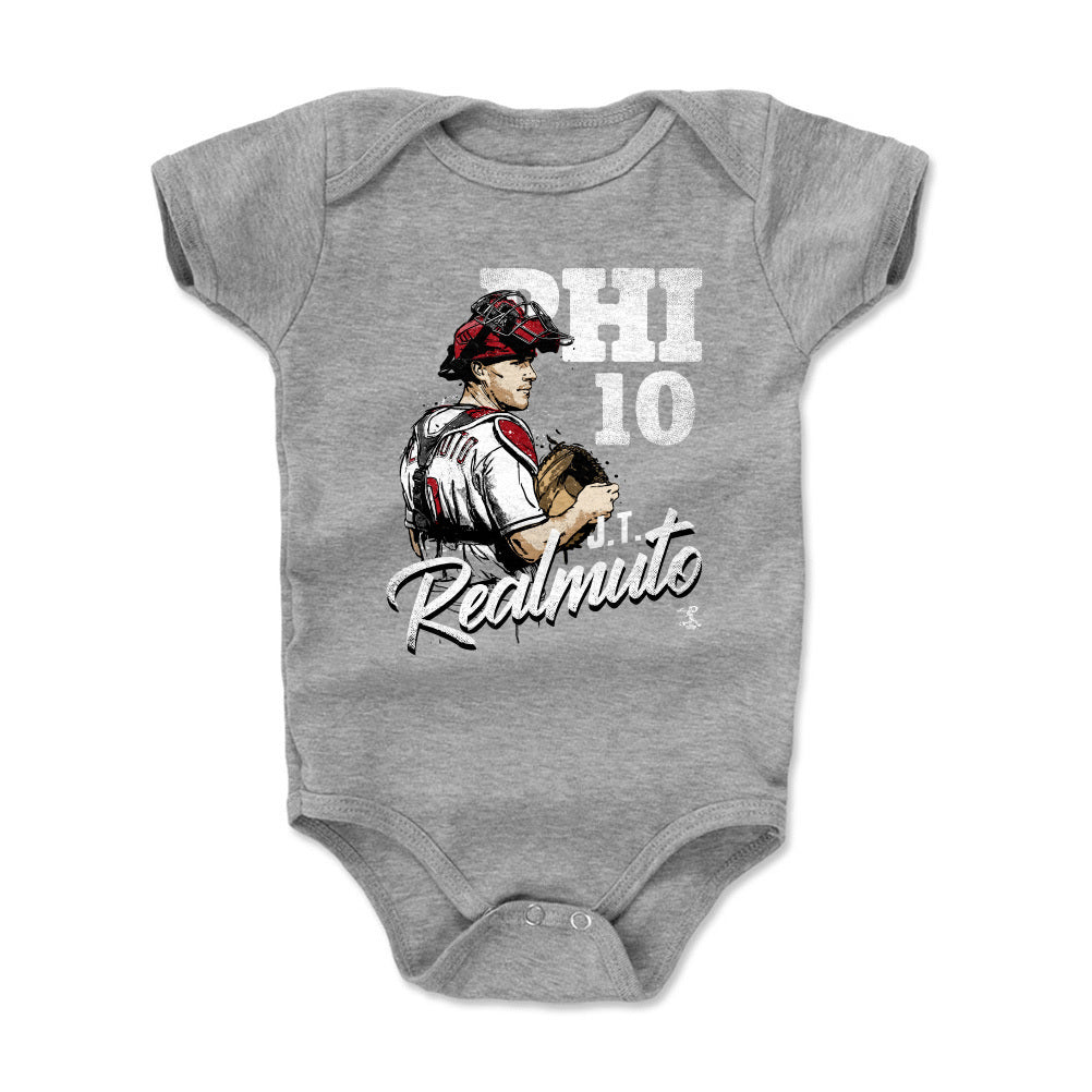  500 LEVEL J.T. Realmuto Youth Sweatshirt (Youth Hoodie, Small,  Gray) - J.T. Realmuto Field WHT: Clothing, Shoes & Jewelry