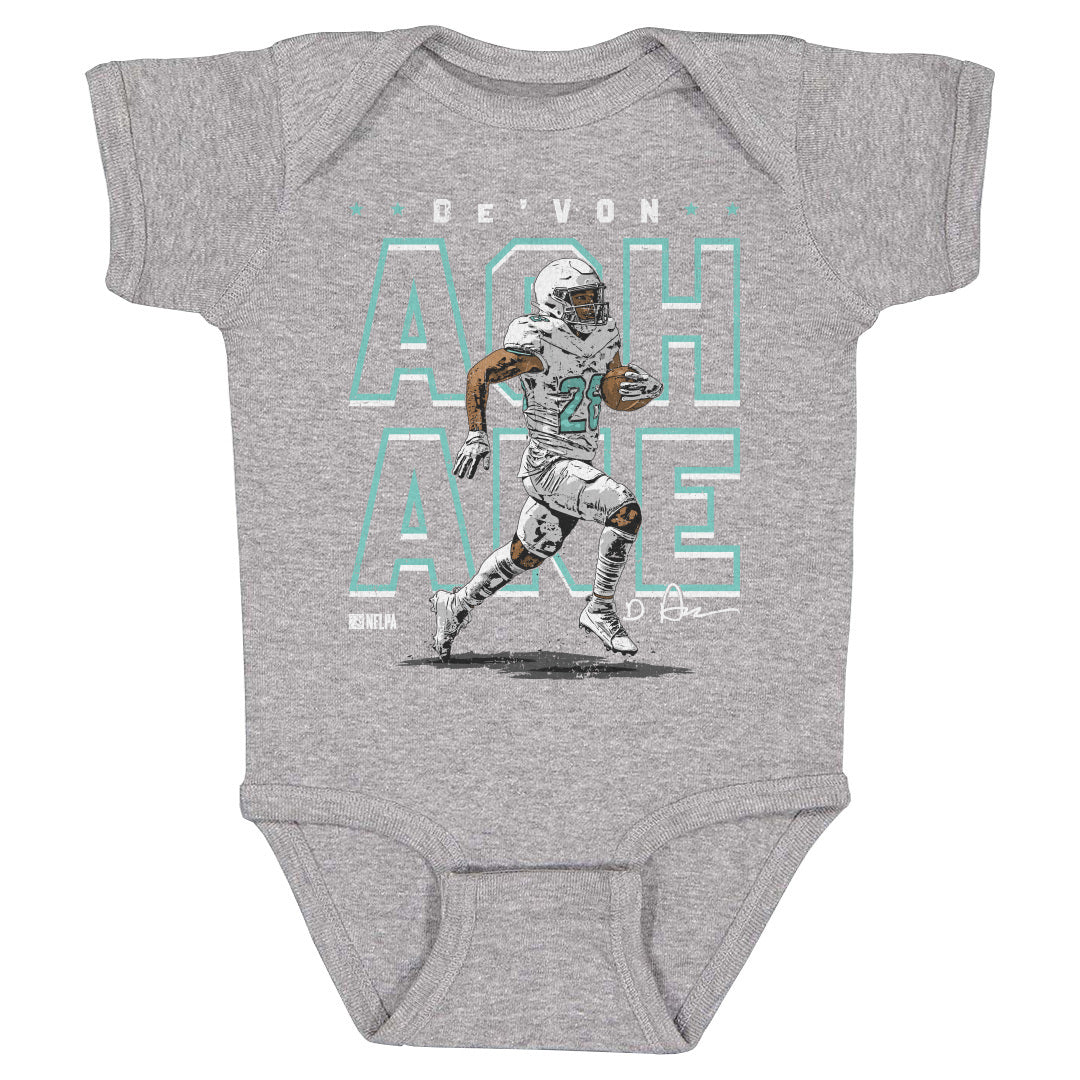 De&#39;Von Achane Kids Baby Onesie | 500 LEVEL