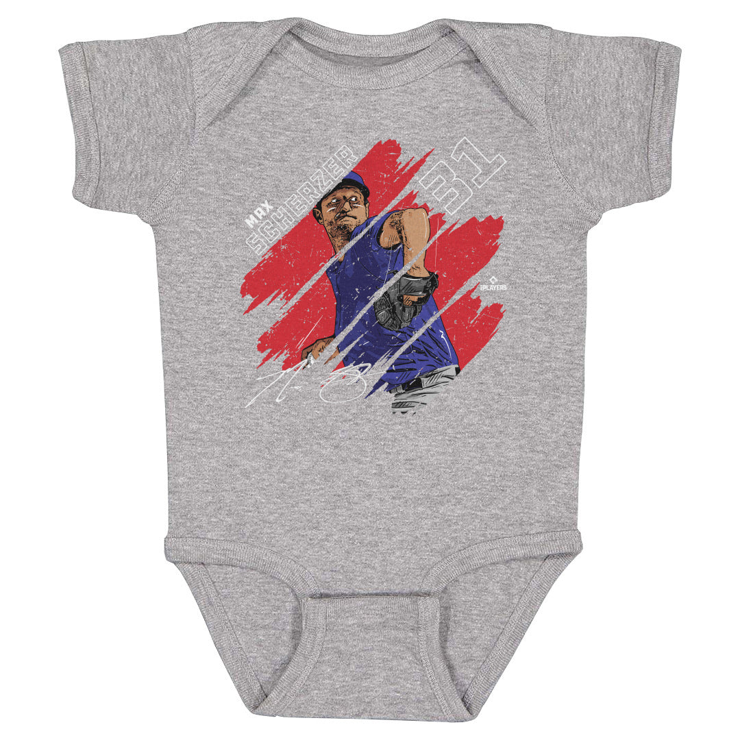 Max Scherzer Baby Clothes, Texas Baseball Kids Baby Onesie