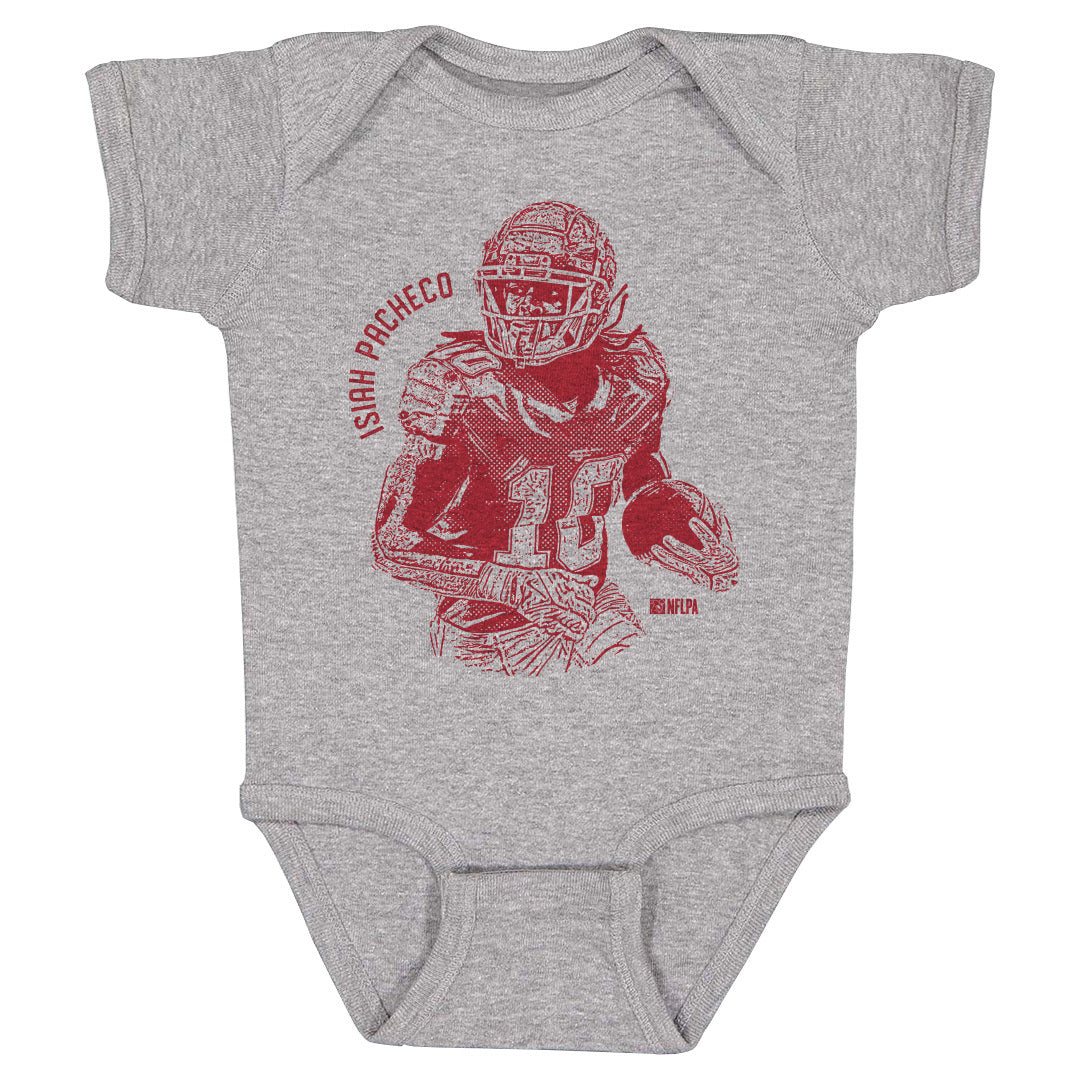 Isiah Pacheco Kids Baby Onesie | 500 LEVEL