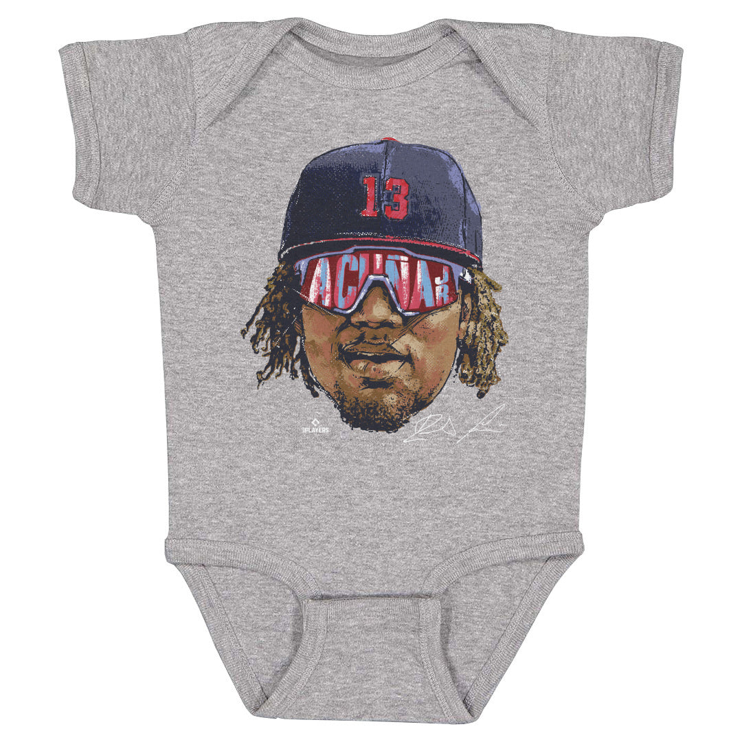 Ronald Acuna Jr. Kids Baby Onesie | 500 LEVEL