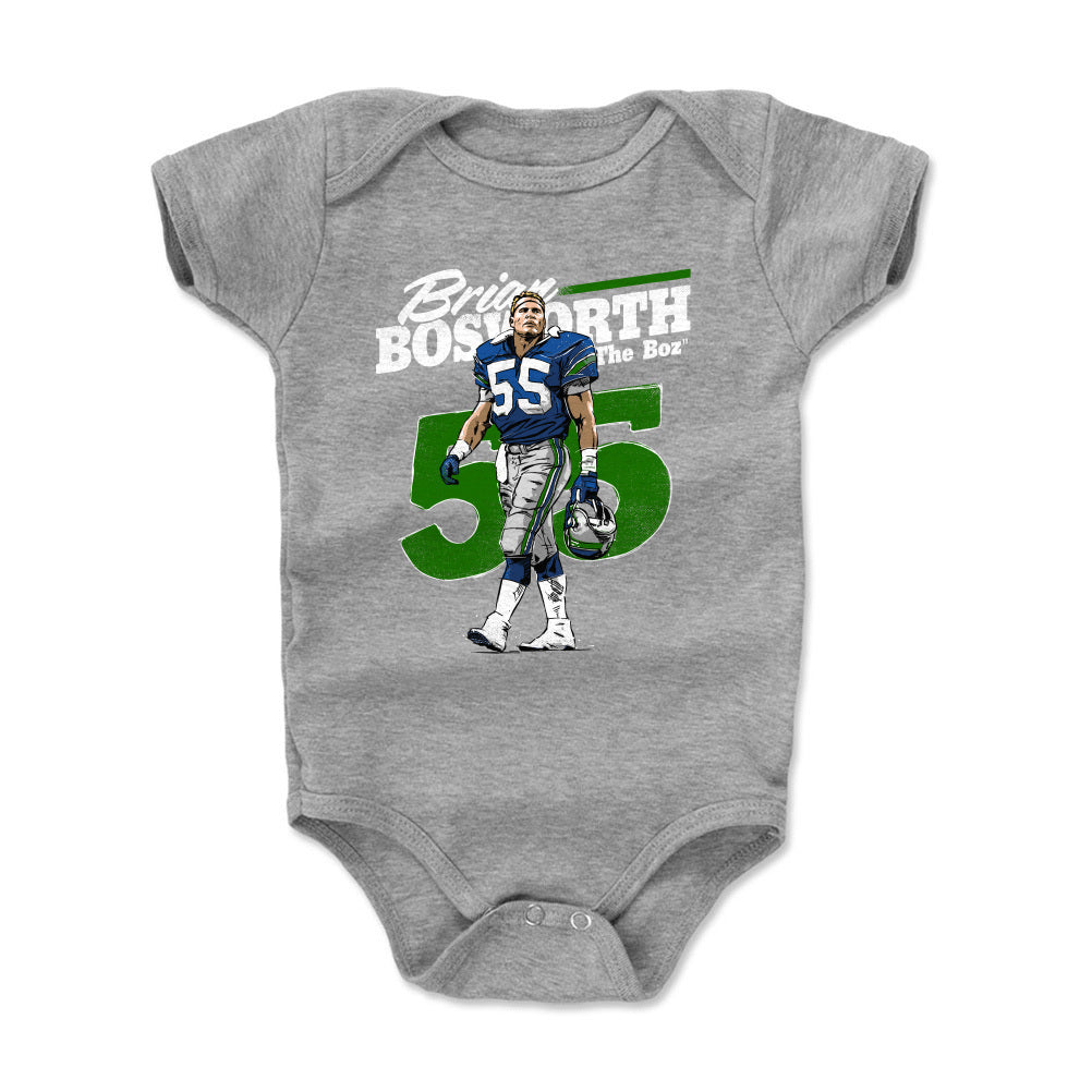 BRIAN BOSWORTH CUSTOM SEATTLE SEAHAWKS THROWBACK JERSEY THE BOZ