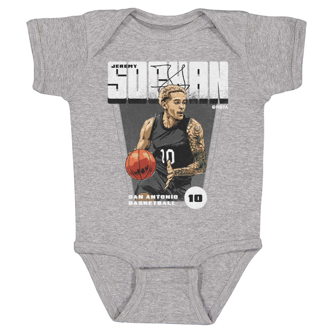 Jeremy Sochan Kids Baby Onesie | 500 LEVEL