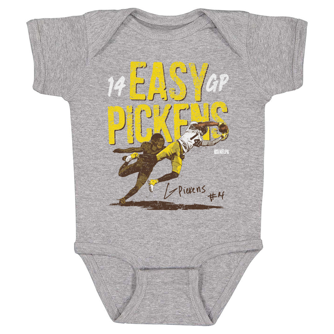 George Pickens Baby Clothes  Pittsburgh Football Kids Baby Onesie