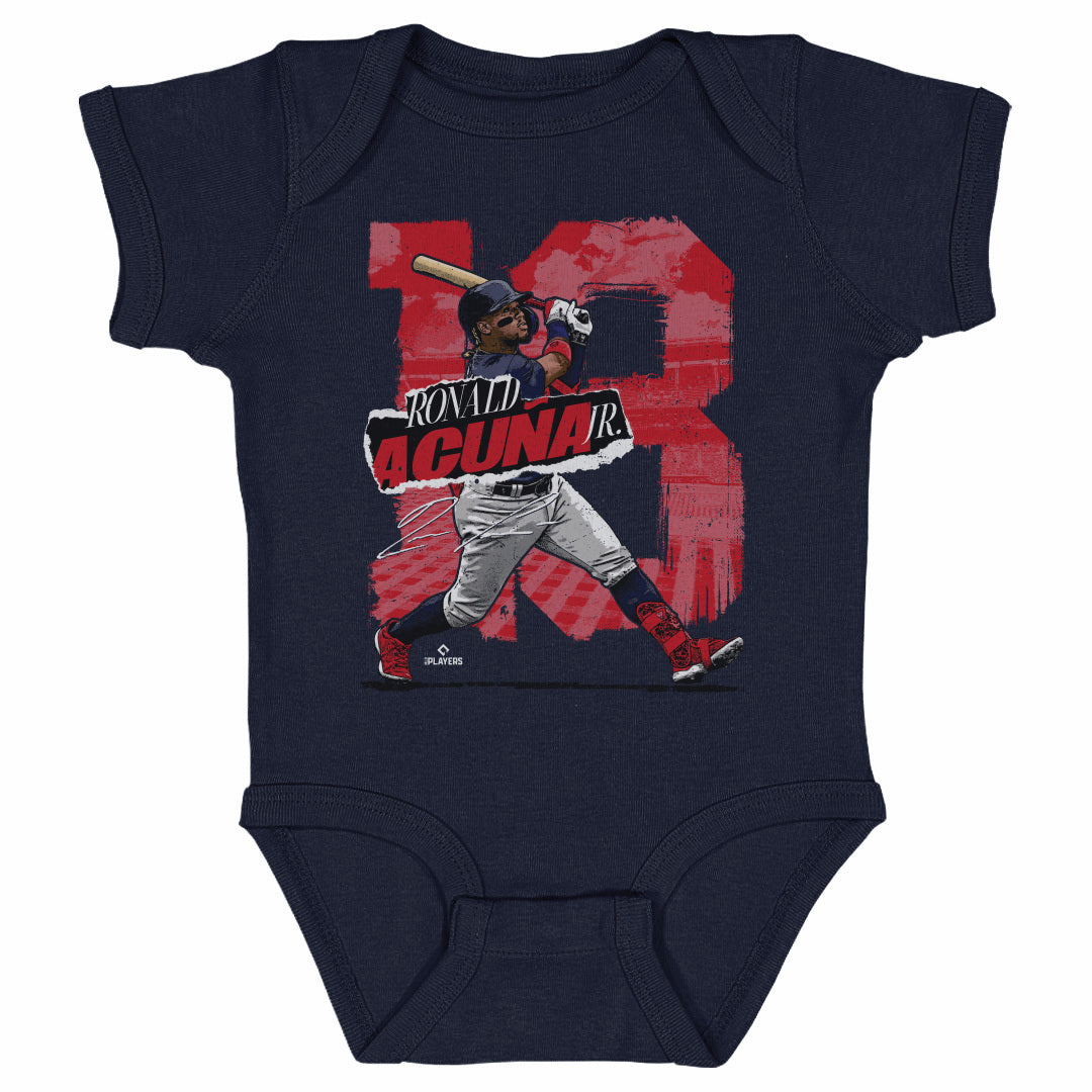 Ronald Acuna Jr. Kids Baby Onesie | 500 LEVEL