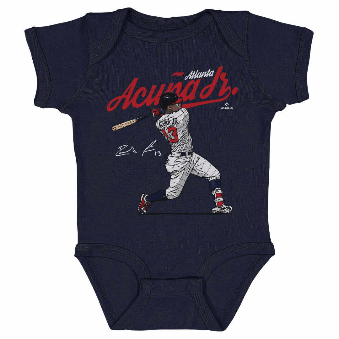 Ronald Acuna Jr. Kids Baby Onesie | 500 LEVEL