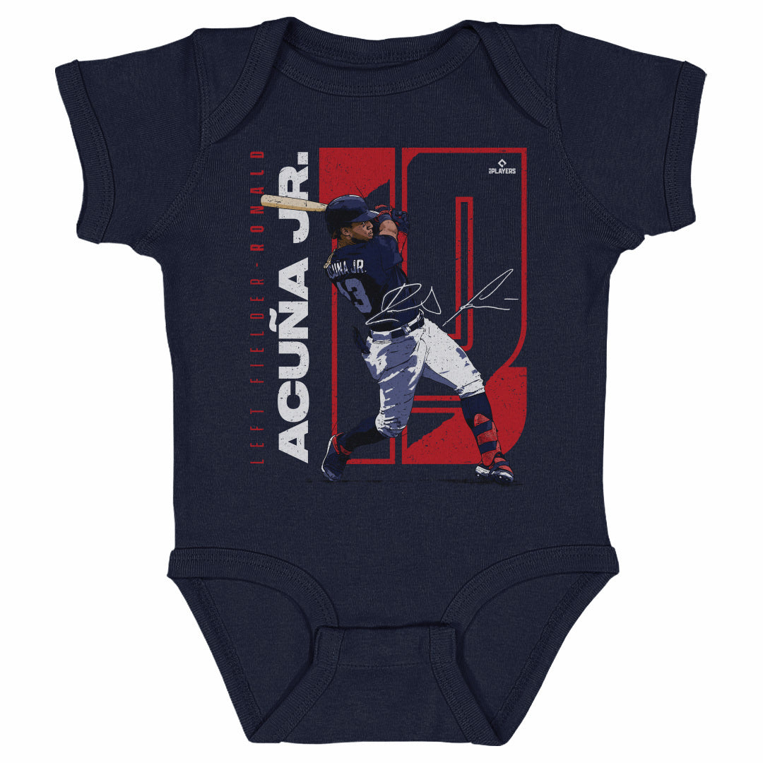 Ronald Acuna Jr. Kids Baby Onesie | 500 LEVEL