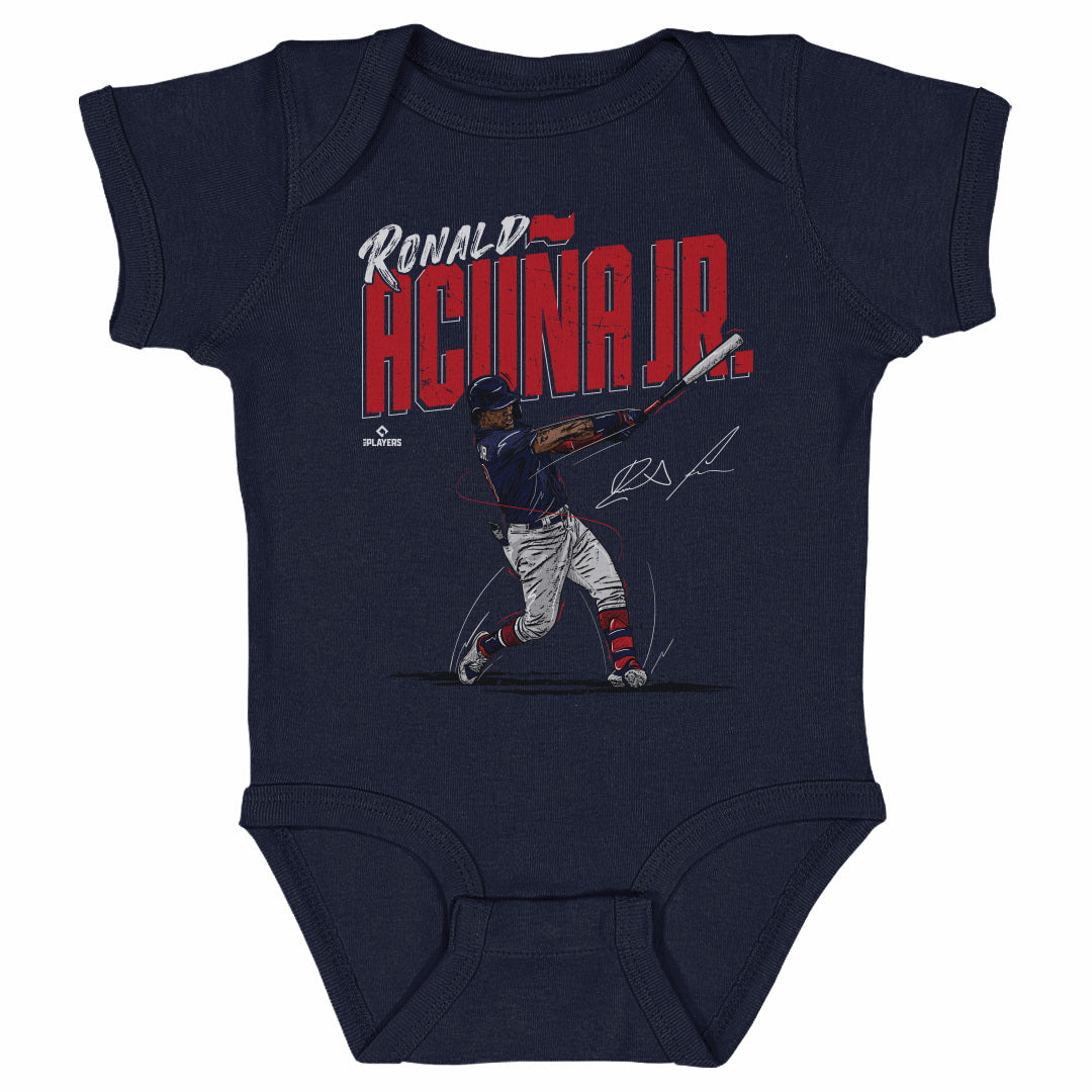 Ronald Acuna Jr. Kids Baby Onesie | 500 LEVEL