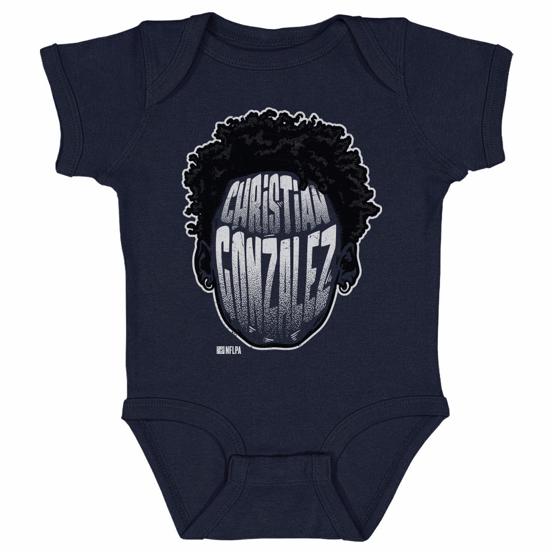 Christian Gonzalez Kids Baby Onesie | 500 LEVEL