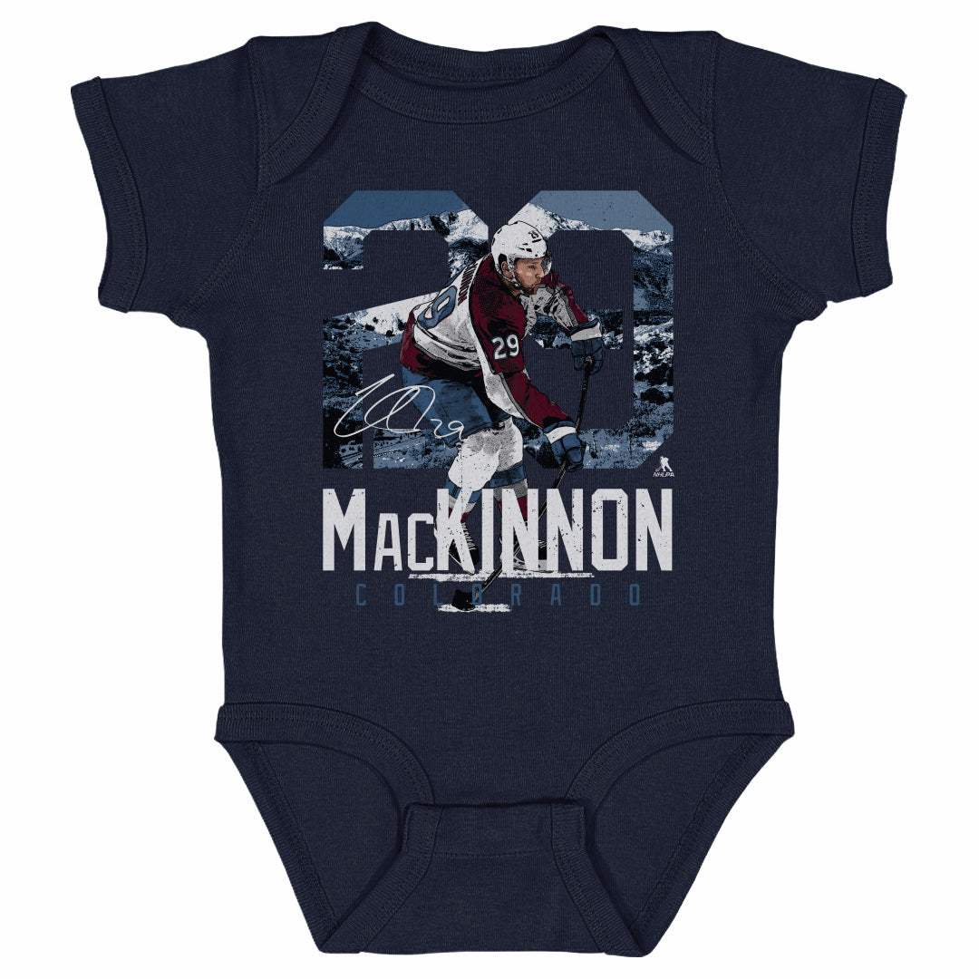 Nathan MacKinnon Kids Baby Onesie | 500 LEVEL