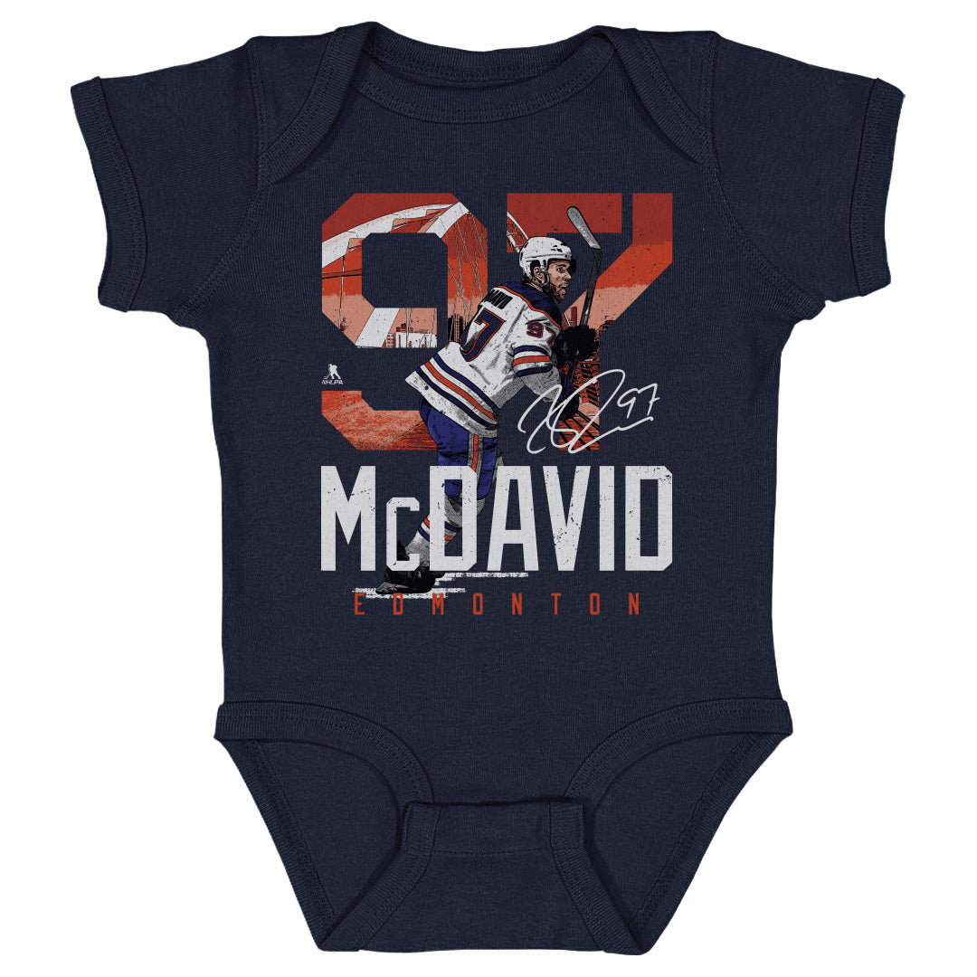 Connor McDavid Kids Baby Onesie | 500 LEVEL