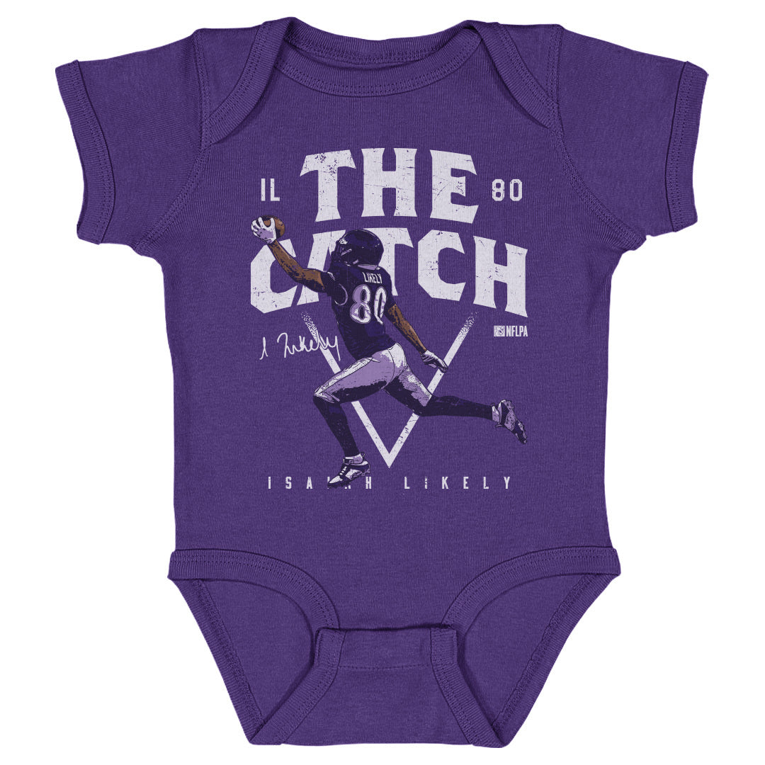 Isaiah Likely Kids Baby Onesie | 500 LEVEL