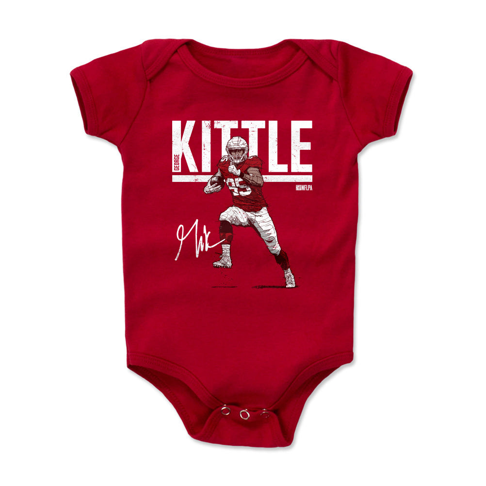 George Kittle Baby Clothes  San Francisco Football Kids Baby