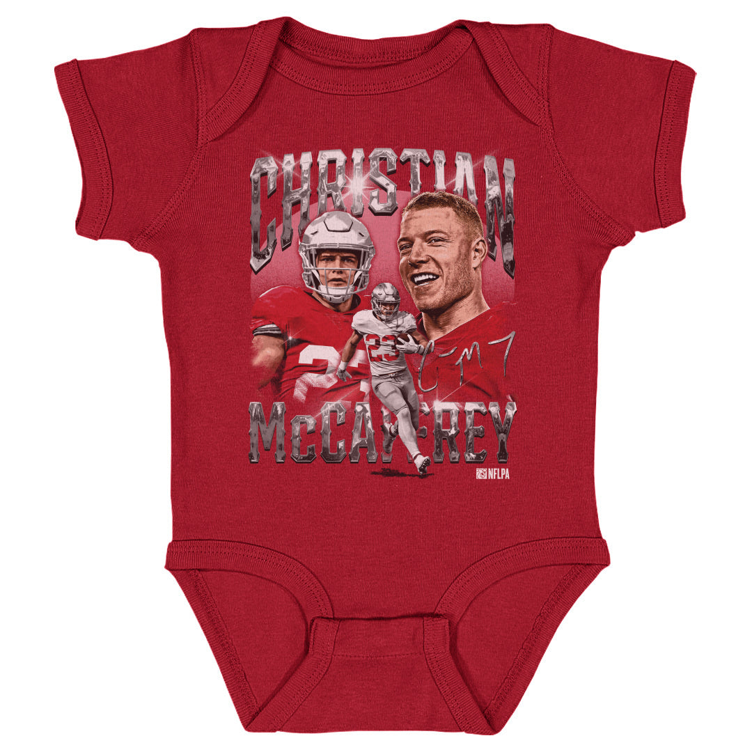 Christian McCaffrey Kids Baby Onesie | 500 LEVEL