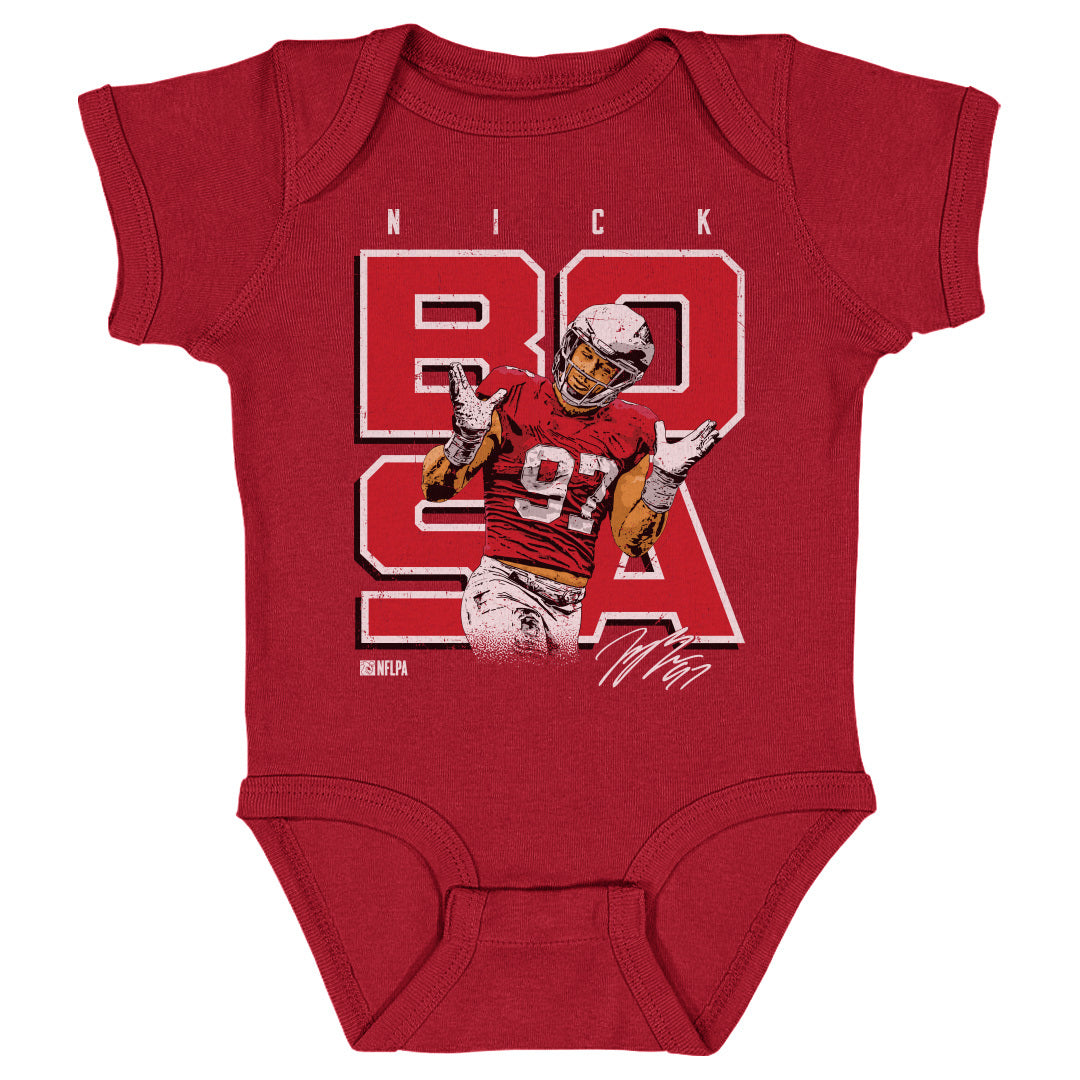 Nick Bosa Baby Clothes, San Francisco Football Kids Baby Onesie