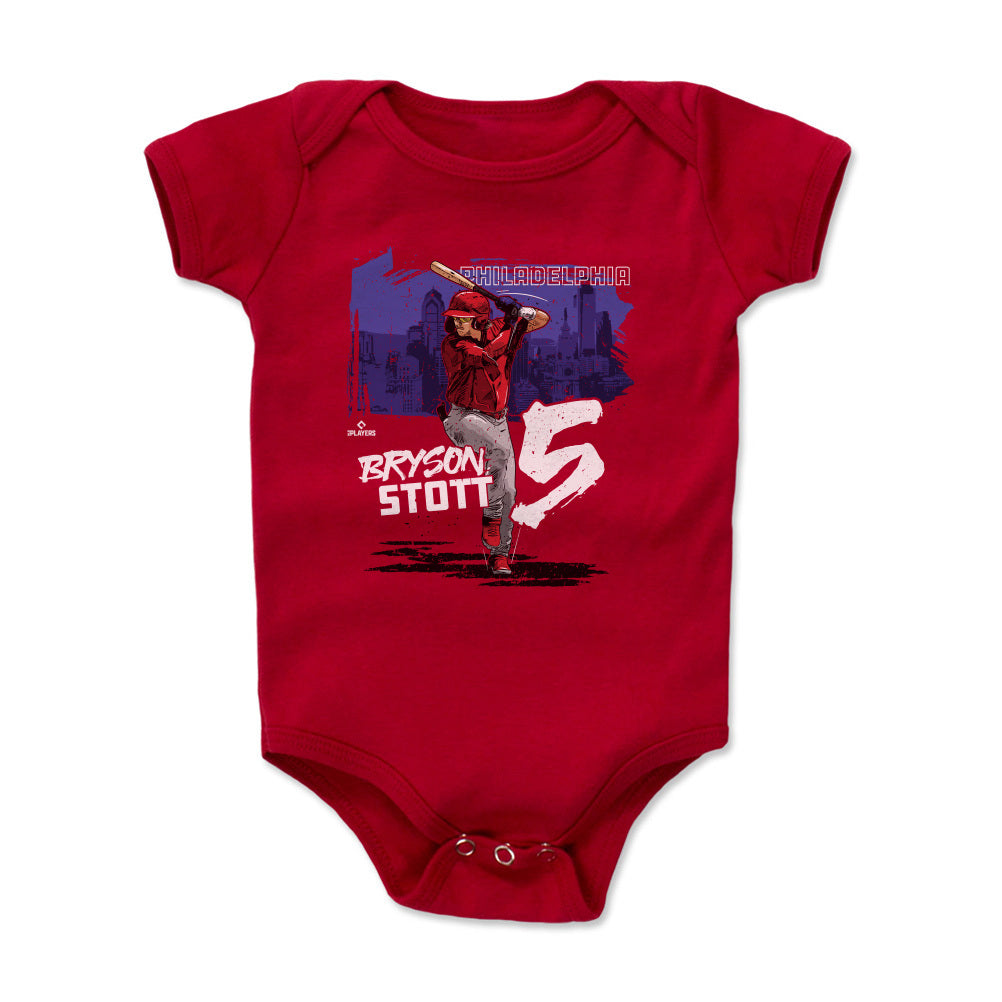 Bryson Stott Kids Toddler T-Shirt - Red - Philadelphia | 500 Level Major League Baseball Players Association (MLBPA)