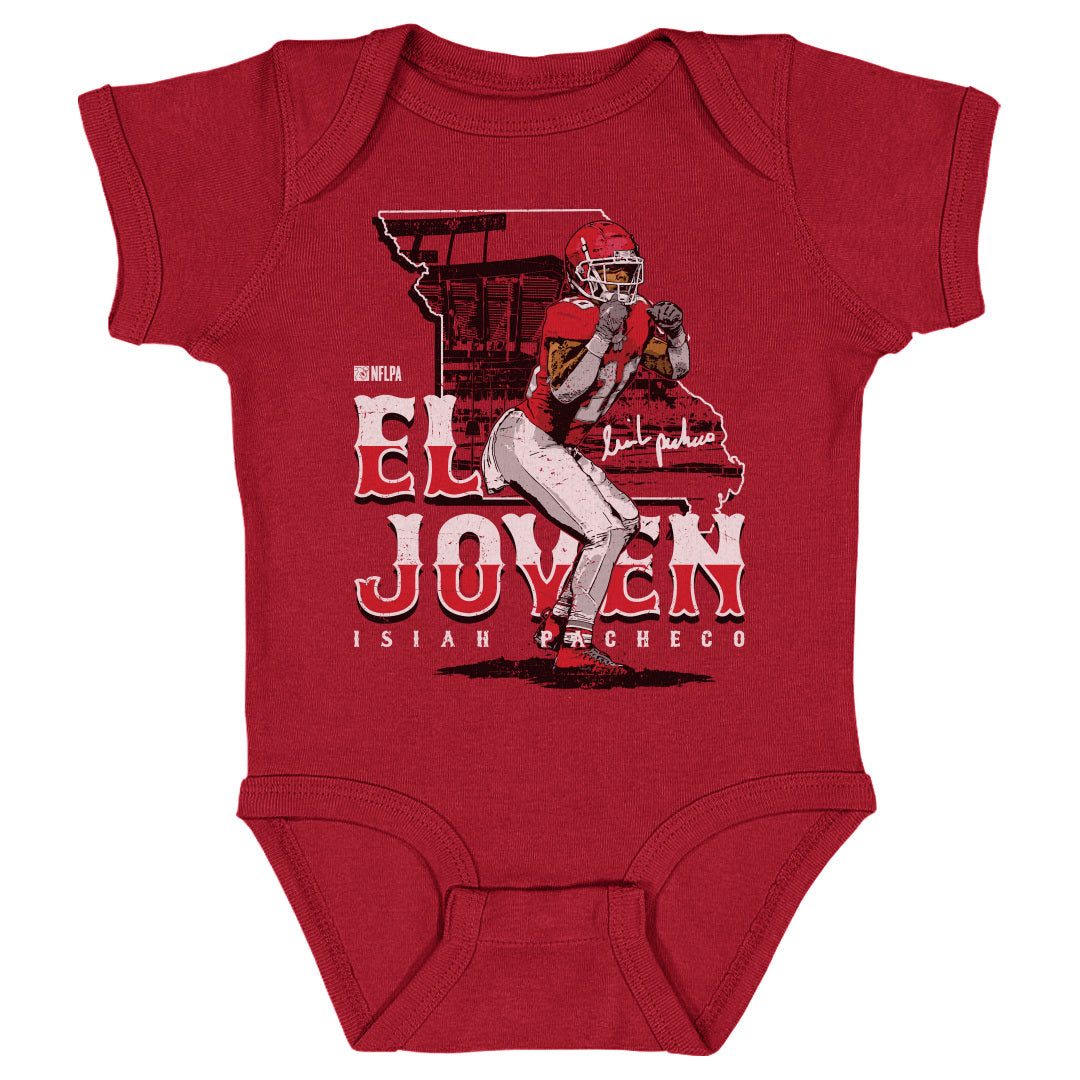 Isiah Pacheco Kids Baby Onesie | 500 LEVEL