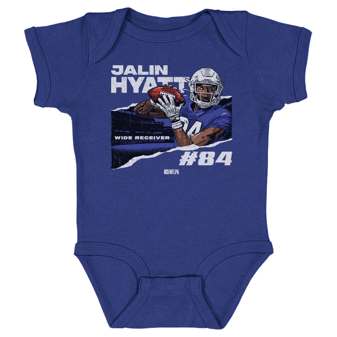 Jalin Hyatt Baby Clothes, New York Football Kids Baby Onesie