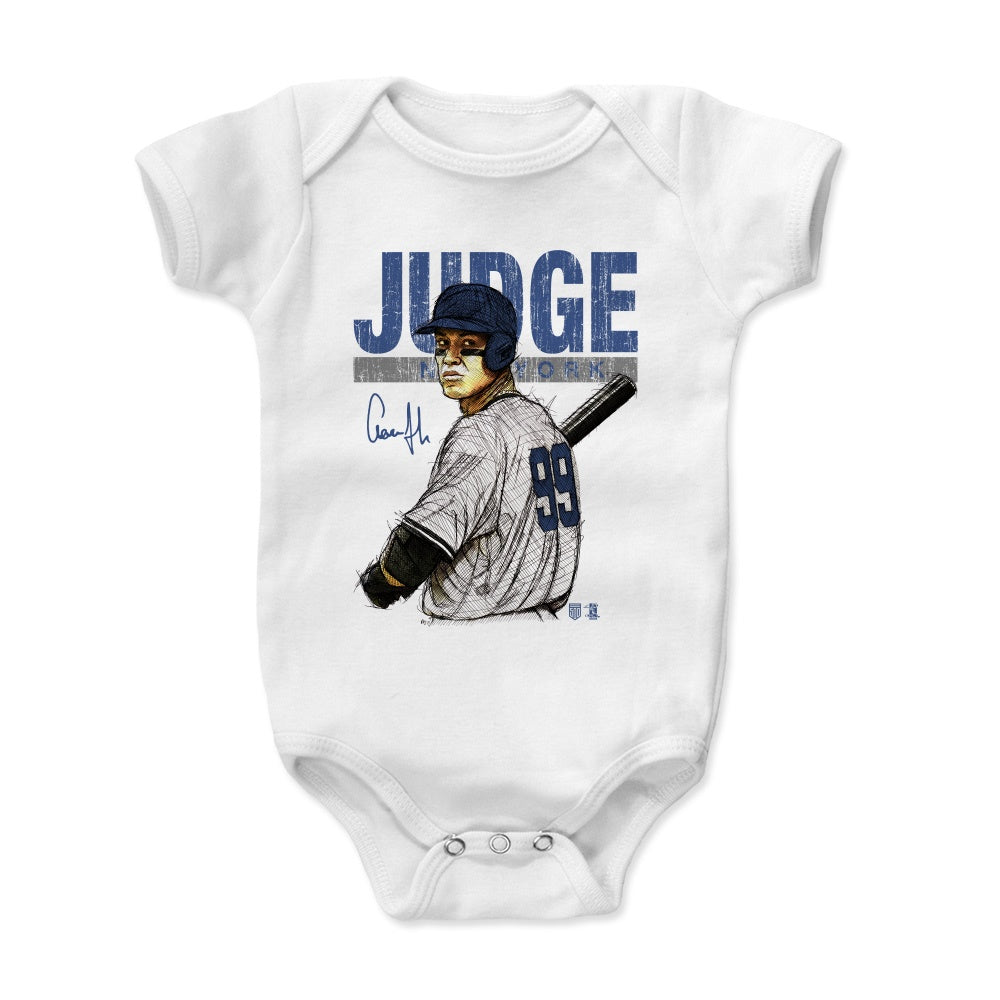 New York Yankees Kids 500 Level Aaron Judge New York White Kids Shirt