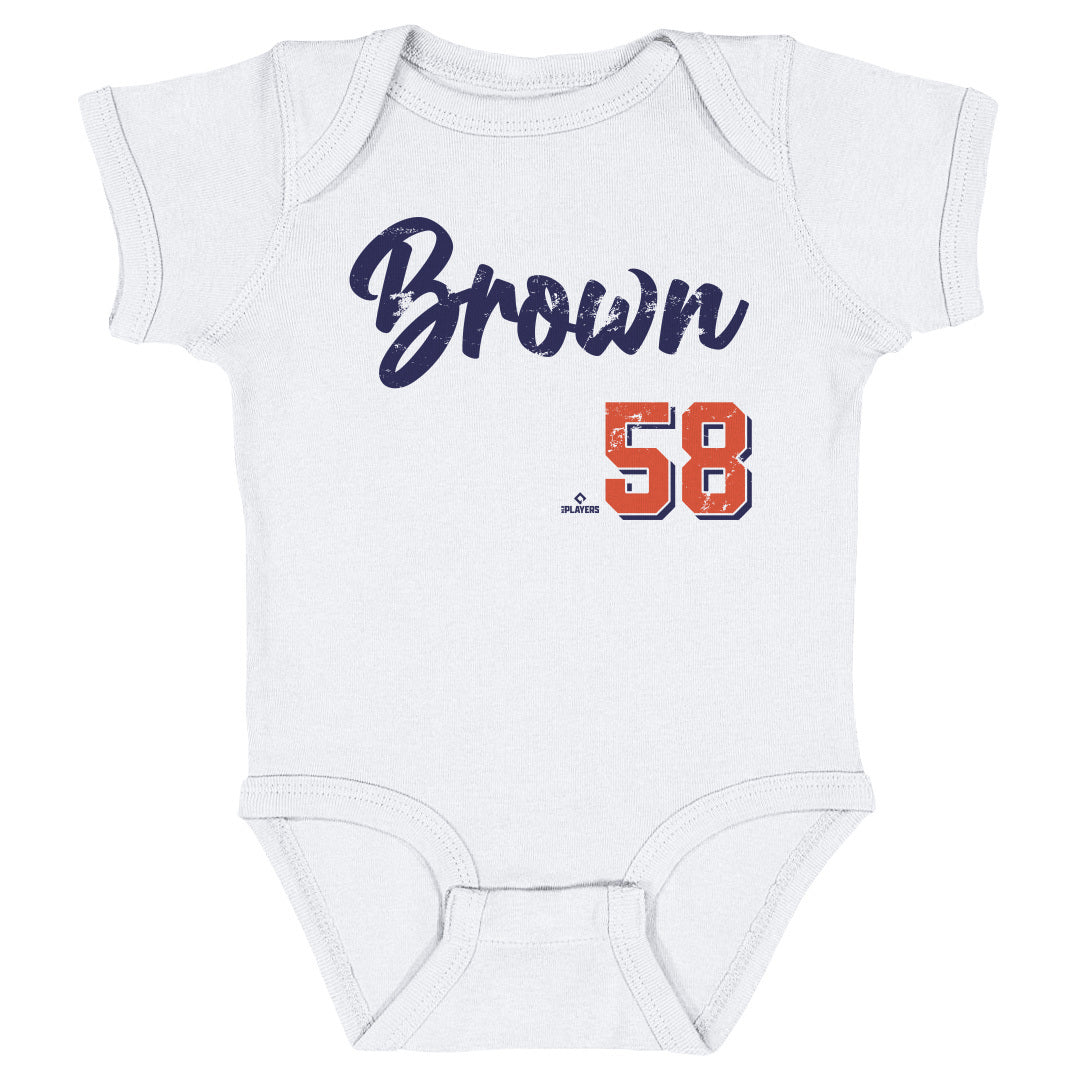 Hunter Brown Kids Baby Onesie | 500 LEVEL