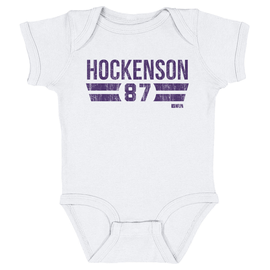 T.J. Hockenson Baby Clothes, Minnesota Football Kids Baby Onesie