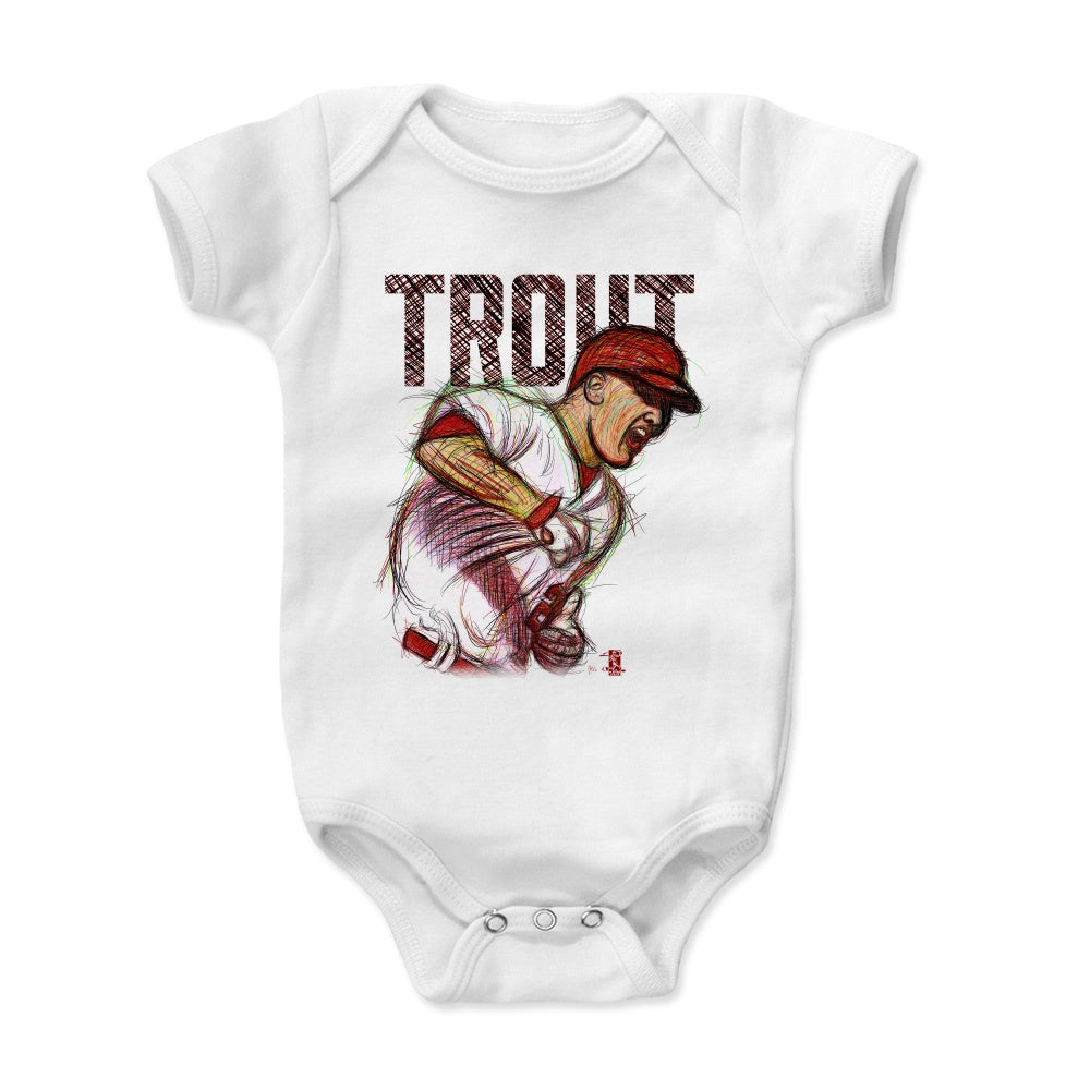 Mike Trout Kids Baby Onesie | 500 LEVEL