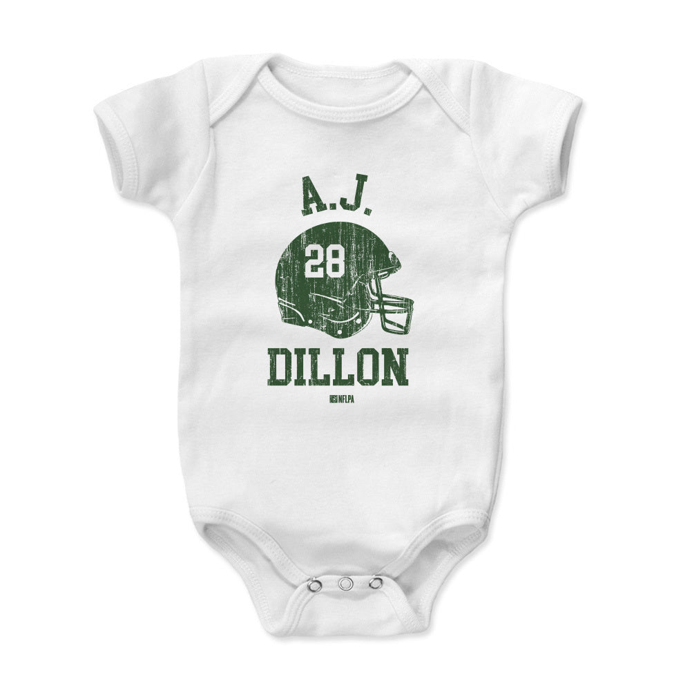 A.J. Dillon Baby Clothes  Green Bay Football Kids Baby Onesie