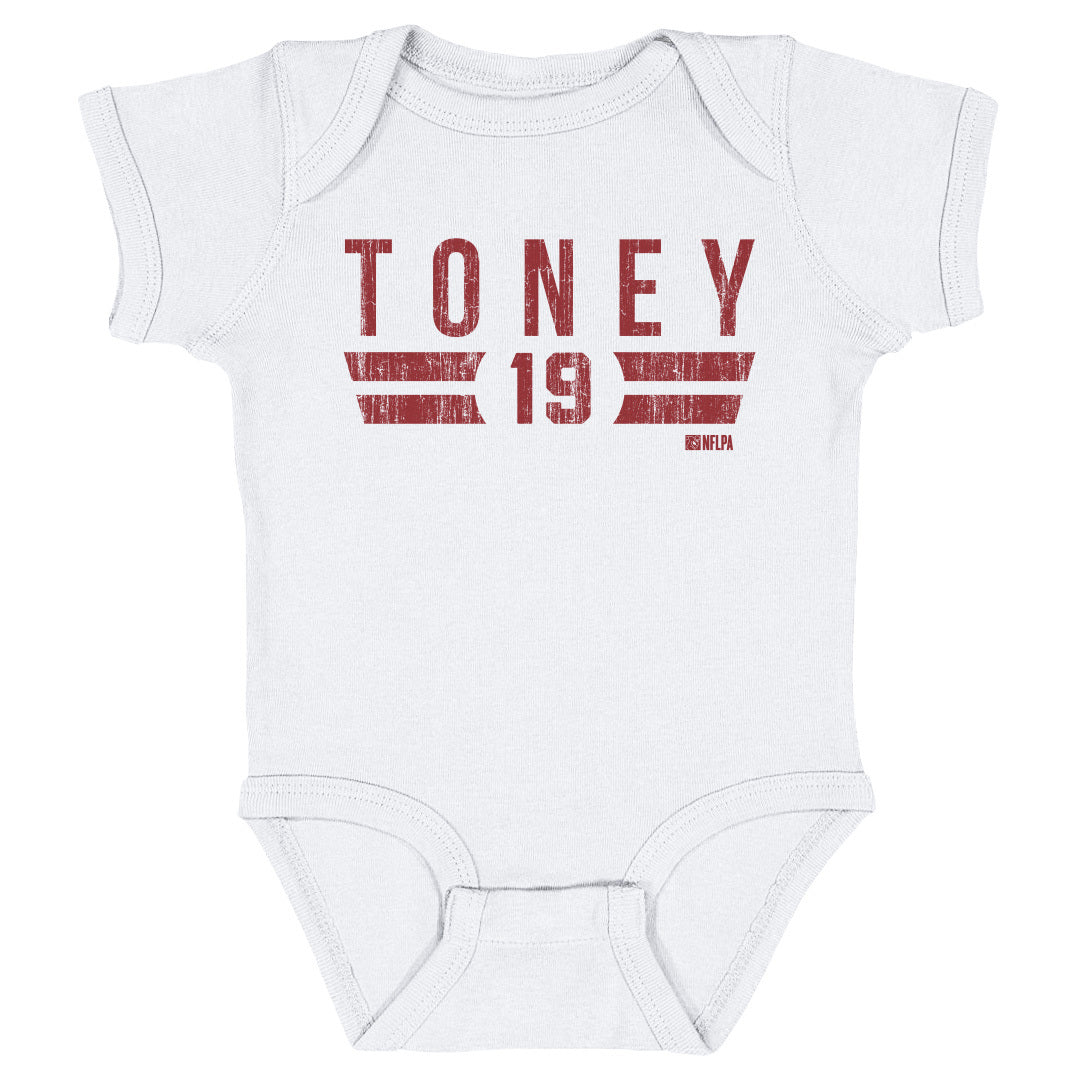 Kadarius Toney Baby Clothes, Kansas City Football Kids Baby Onesie