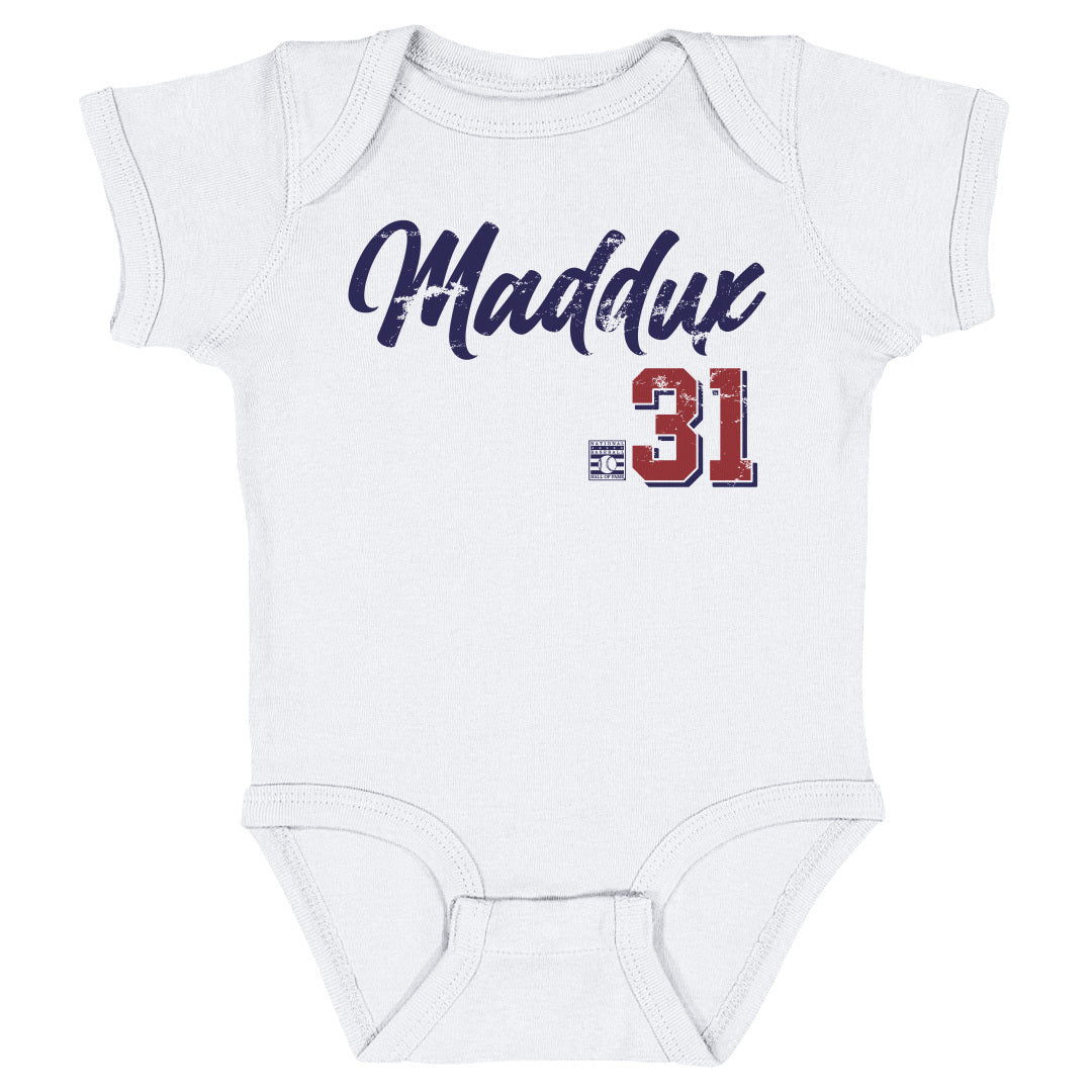 Greg Maddux Baseball Tee Shirt, Chicago Baseball Hall of Fame Men's  Baseball T-Shirt