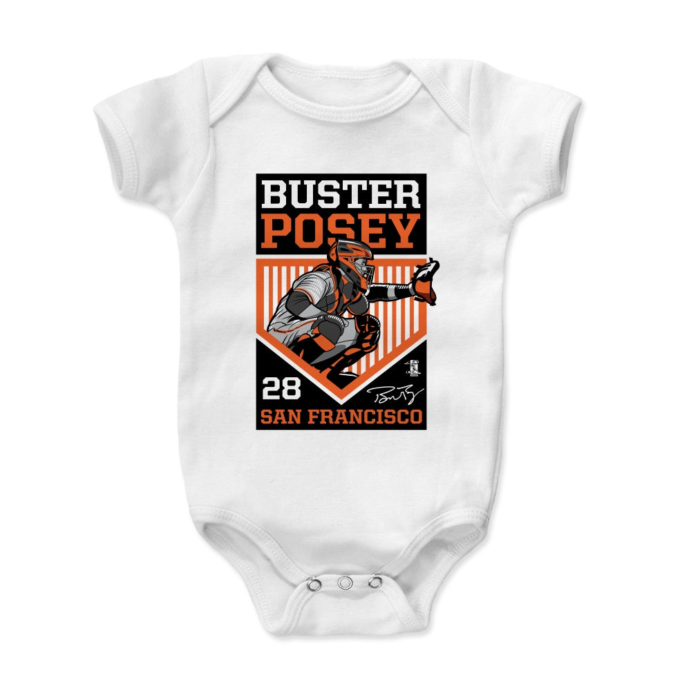 Kids 500 Level Buster Posey San Francisco White Kids Shirt