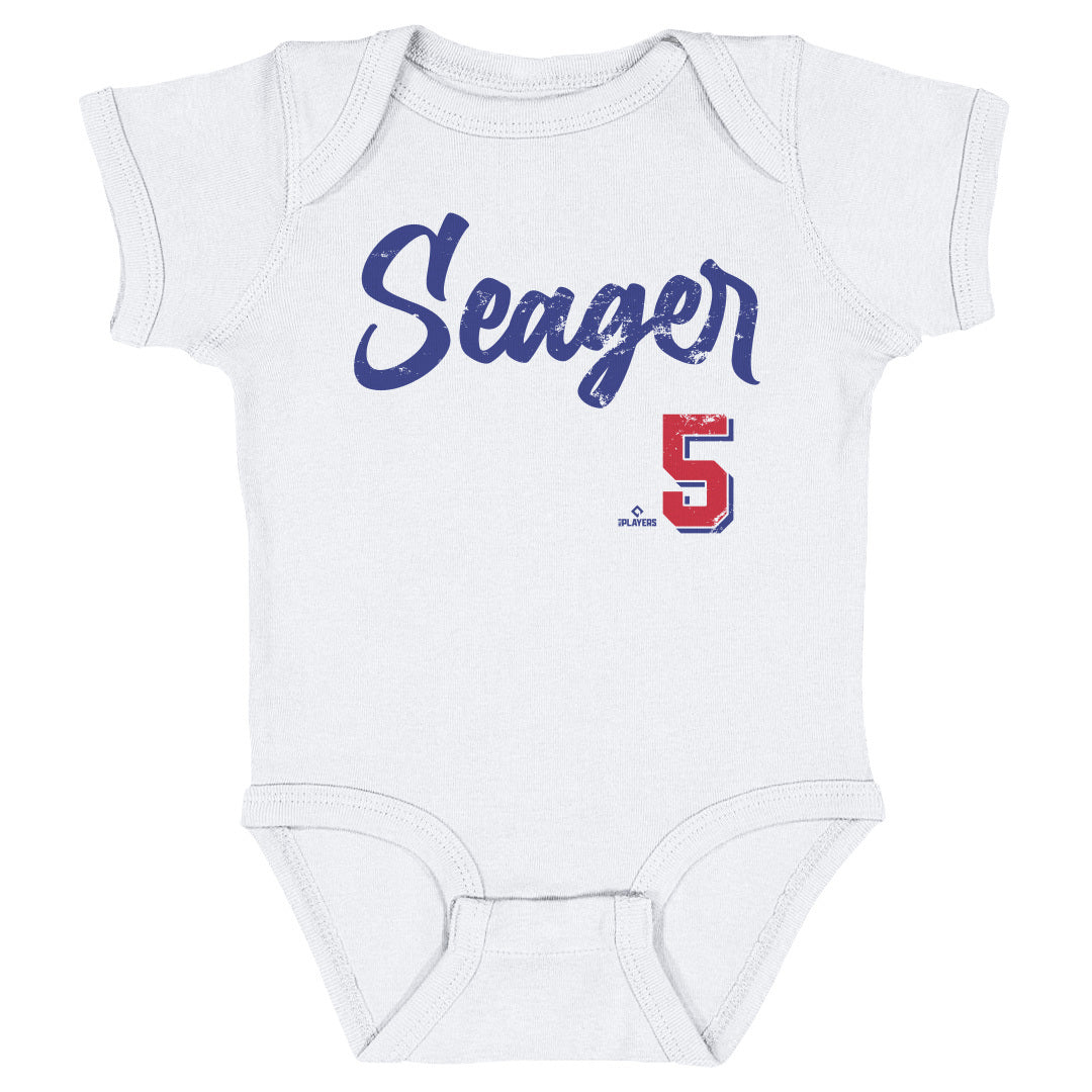 Corey Seager Kids Toddler T-Shirt - Heather Gray - Texas | 500 Level Major League Baseball Players Association (MLBPA)