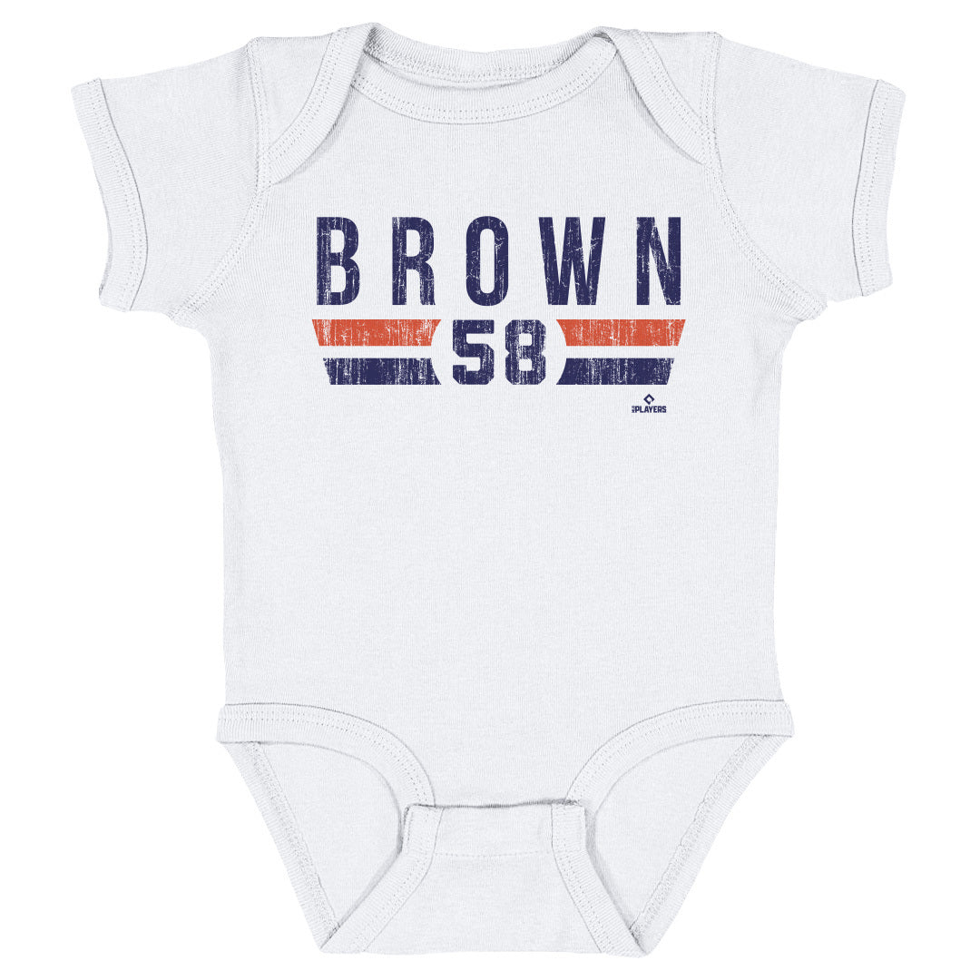 Hunter Brown Kids Baby Onesie | 500 LEVEL