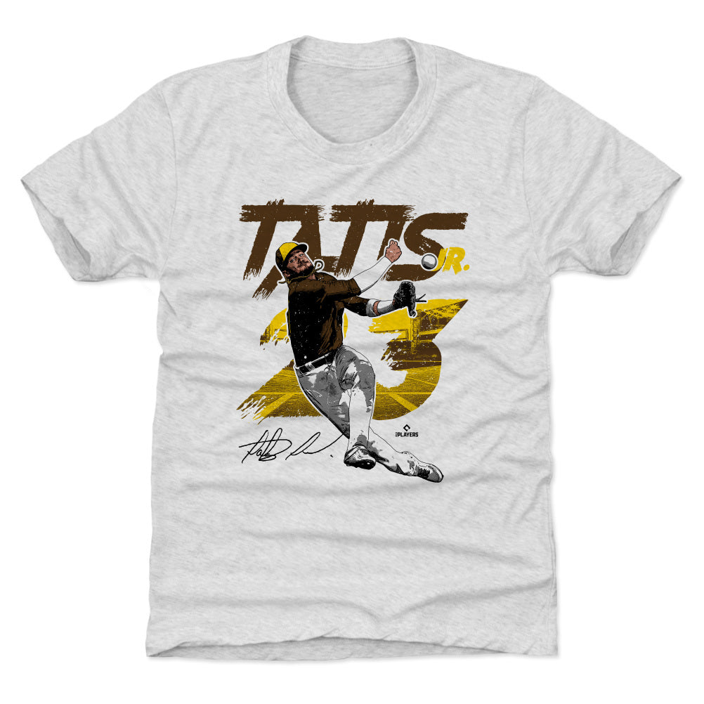 Fernando Tatis Jr. Kids T-Shirt - Tri Ash - San Diego | 500 Level Major League Baseball Players Association (MLBPA)