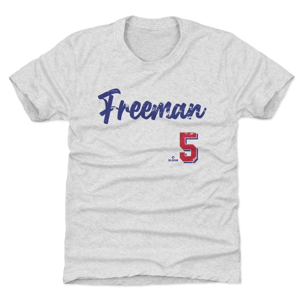 Freddie Freeman Shirt (Cotton, Small, Heather Gray) - Freddie