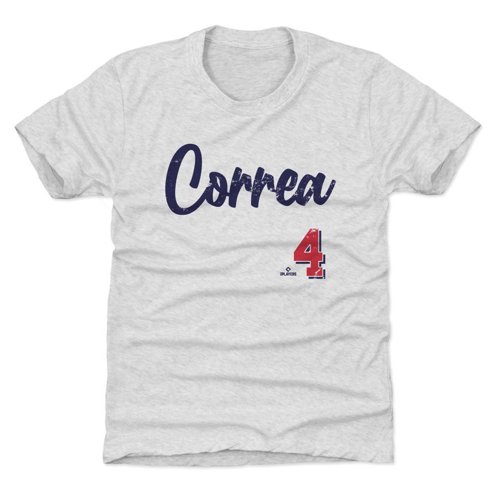  500 LEVEL Carlos Correa Youth Shirt (Kids Shirt, 6-7Y Small,  Tri Gray) - Carlos Correa Minnesota State : Sports & Outdoors