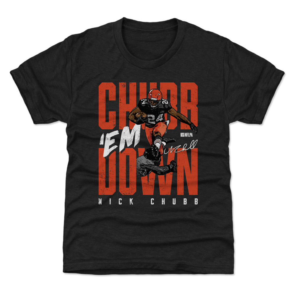 Nick Chubb Youth Shirt, Cleveland Football Kids T-Shirt