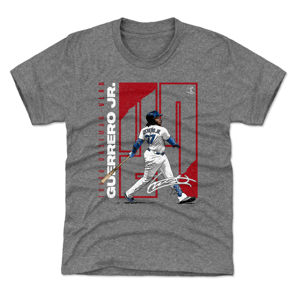 Bo Bichette Kids T-Shirt - Tri Royal - Toronto | 500 Level Major League Baseball Players Association (MLBPA)