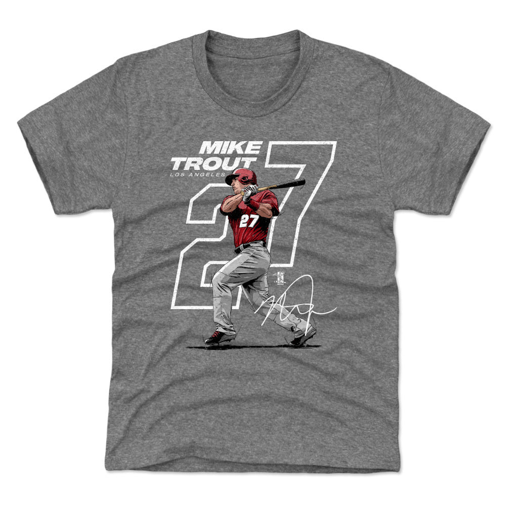 Kids 500 Level Mike Trout Los Angeles Red Kids Shirt