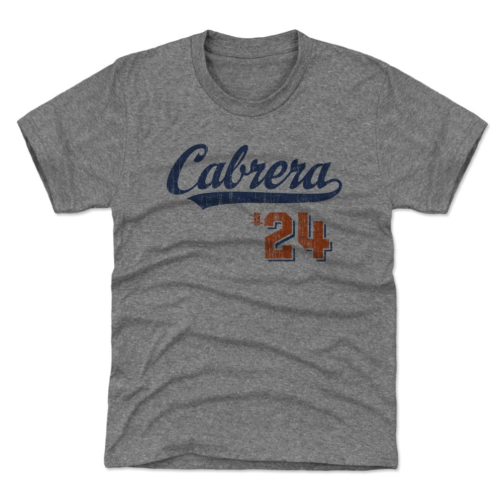 Detroit Tigers Kids 500 Level Miguel Cabrera Detroit White Kids Shirt