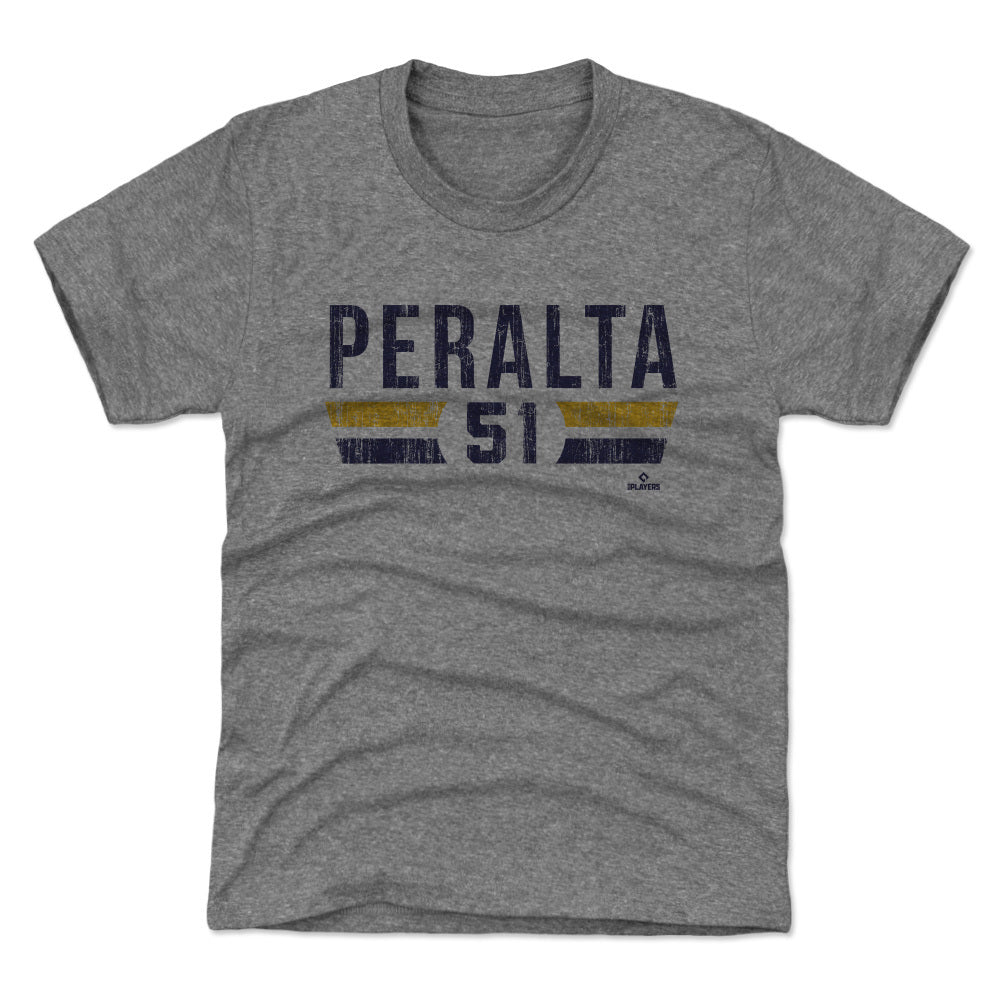  500 LEVEL Freddy Peralta Youth Shirt (Kids Shirt, 6-7Y Small,  Tri Gray) - Freddy Peralta Player Map WHT: Clothing, Shoes & Jewelry