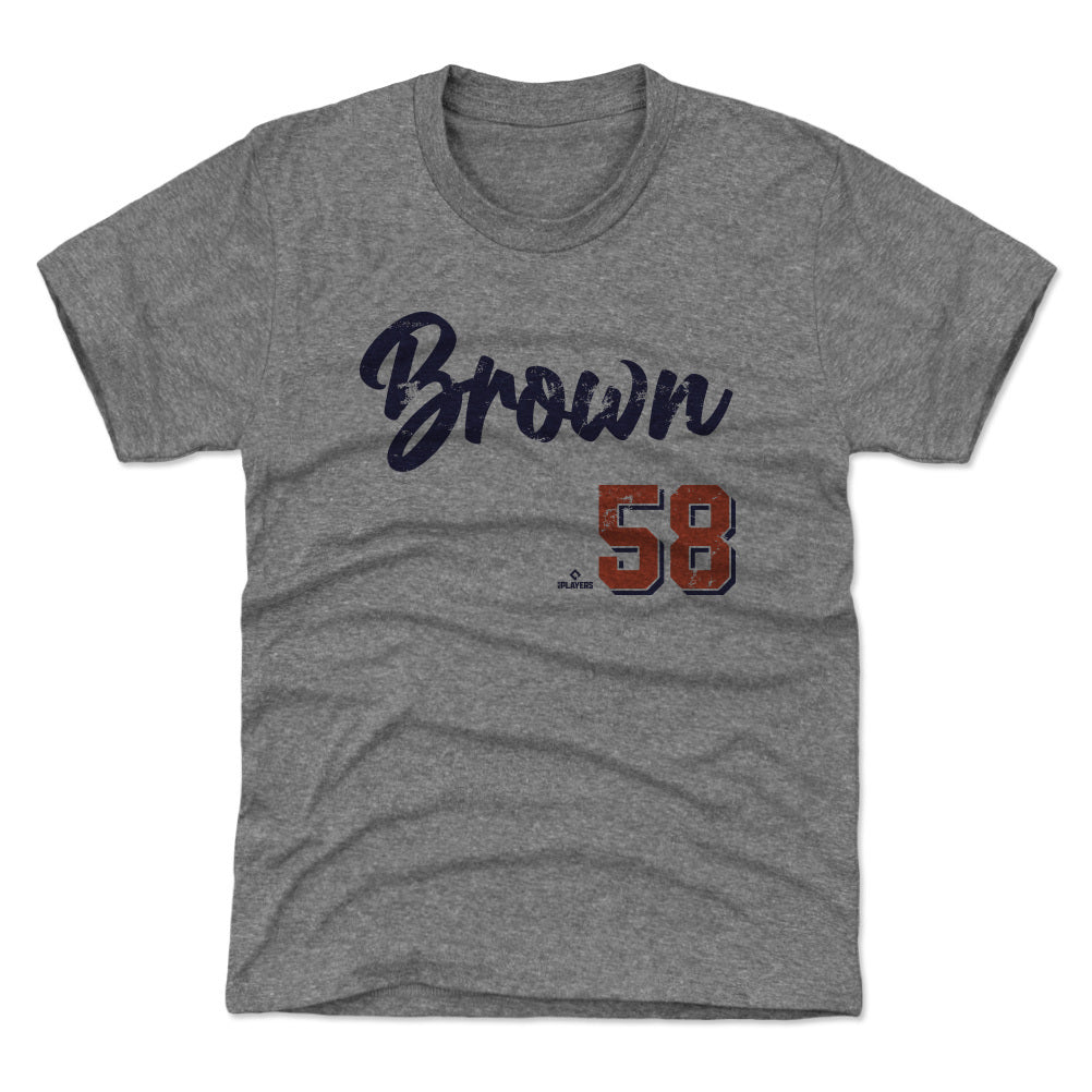 Hunter Brown Kids T-Shirt | 500 LEVEL