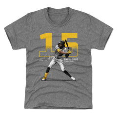  Oneil Cruz Youth Shirt (Kids Shirt, 6-7Y Small, Tri Black) - Oneil  Cruz Pittsburgh Player Silhouette WHT: Clothing, Shoes & Jewelry